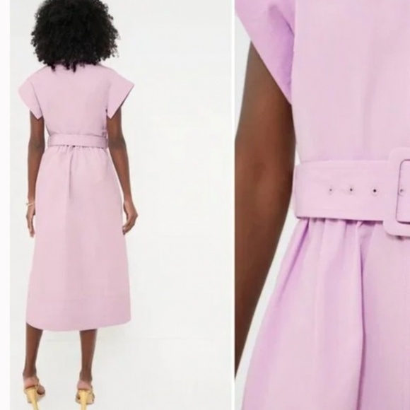 NWT Tuckernuck Chloe Shirtdress in lavender lilac color S - Picture 2 of 8